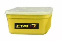 FTM Baitbox 1,5 Liter Geel Vierkant