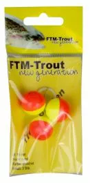 FTM New Generation Trout Pilots Geel/ Rood Rond18 Mm