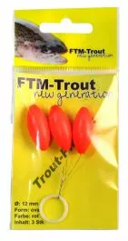 FTM New Generation Trout Pilots Rood Ovaal 12 Mm